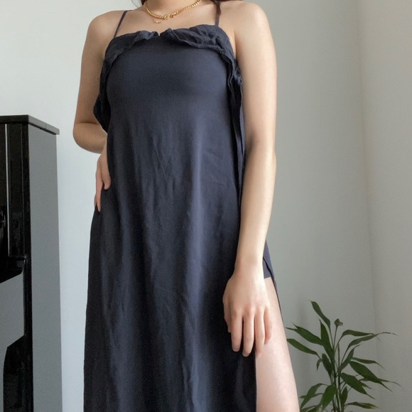 UO Black Maxi Dress - Picture 3 of 5